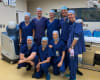 Dr Joe Coory and the surgical team.