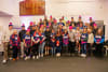 Pink Lady Match Ambassadors affected by breast cancer meet the Demons players who will carry their names