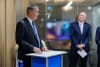 Pictured (left to right): Vince Troth, General Manager for Western Australia (Data#3), and Hon. Stephen Dawson MLC, Minister for Regional Development; Ports; Science and Innovation; Medical Research; Kimberley.