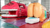 The giant inflatable Poo Palace follows the journey of food from lips to lavatory - in Newcastle for National Science Week.