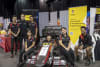 UNSW's Redback Racing student team with their formula race car.