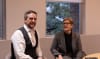UNSW Vice Chancellor and President Professor Attila Brungs and AMP CEO Alexis George.