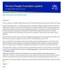 The letter sent to Torrens Island workers by AGL Friday 