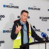 NSW Premier, Chris Minns at the groundbreaking ceremony for Holdmark's Burwood Place.