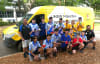 Dripstone Middle School students in Darwin made and programmed their own dancing robots with the help of UNSW's Makerbus. Photo: UNSW