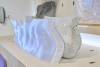 Each BioShelter is created from a 3D-printed recycled plastic mould filled with a concrete mix including crushed oyster shells. Photo: UNSW Sydney