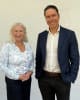 From left: Theresa Flavin and Dr Craig Sinclair.