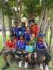 Students from Katherine High School worked with ILF Ambassador David Lawrence to write and illustrate a bilingual book, Grinch det K'Taun Krok! (Grinch the K-Town Croc!). 
Image: ILF Supplied