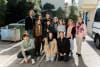 Photo caption: Behind the scenes of writer/director Kaede Miyamura's Housekeepers, selected for Cinespace's Residency program in 2023