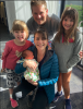 Dr. Claire Clark with her family shortly after her son's birth -- less than a month before she was diagnosed with breast cancer