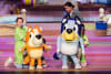 Bluey Big Play The Stage Show. Bluey and Bingo onstage. (no photo credit required)