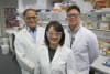 (L-R) AZX Biotech co-founders Dr Ashish Diwan, A/Prof. Sophia Gu and Chief Operating Officer Dr Quanbin Dai. PHOTO: UNSW