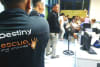 Destiny rescue operative during a raid briefing
