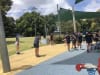 It is common in high-density Local Government Areas in Sydney for classroom activities to take place in public open space.
Photo: Courtesy Dr Aminpour.