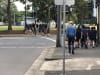 Students walk from school to their local neighbourhood park.
Photo: Courtesy Dr Aminpour. 