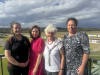 [L - R] Jennifer Howard, Director, Saltbush Social Enterprises, Melissa Smith, Founder She Gives, Libby Prell, Chair, the Mparntwe Alice Springs Community Foundation, Donna Digby, Founder, Territory Connect. Photo: Supplied/ She Gives