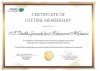 Honorary Lifetime Membership certificate awarded to Sheikha Jameela bint Mohammed Al Qasimi by Inclusion International (Photo: AETOSWire)