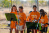 The Bunuba girls singing group at the songbook launch of Buga Yanu Junba: Songs for Young Children Photo: Edify Media
