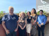 CDU Lecturer in Accounting Dr Simon Morris, Australian Tax Ombudsman Ruth Owen CBE, CDU Free Tax Clinic volunteer Joan Liwanag-Tran, CDU Provost Professor Fiona Coulson, and the Clinic's Program Director Raul David.