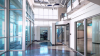 Even police stations - such as this one in Dallas, Texas - use the security and controlled access benefits of revolving doors to protect front-line staff and visitors against intrusion.