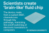 The study shows a tiny liquid-based device that can "remember" electrical signals, demonstrating a proof-of-concept for a new kind of memory component made by controlling molecules inside MOFs.