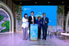 From left to right: Ms Sabrina Peng, Senior Vice President, Chief Sustainability Officer, Ant Group, Mr Vince Iswara, CEO & Co-Founder of DANA Indonesia, Dr. Sylvia Earle, Founder and Chair, Mission Blue, Mr Eric Jing, Chairman, Ant Group