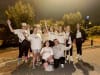 The LJ Hooker Property Experience South team during their 80km walk for Tread on Trafficking.