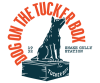Dog on the Tucker Box at Snake Gully Station logo