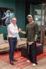 Founder Dr Sam Prince (right) congratulates Daryl McCormack, Zambrero's new CEO 