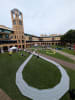 The SunSprint 100m figure-of-eight track at the UNSW quad.