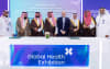 Representatives from the Local Content & Government Procurement Authority (LCGPA) and Boston Oncology Arabia at the Global Health Exhibition 2025 in Riyadh, following the signing of an agreement to localize the manufacturing of advanced biologic medicines. The partnership builds on Boston Oncology Arabia's fully integrated Saudi operations and its leadership in transferring global biopharma expertise to strengthen national drug security, expand local value creation, and deliver sustainable access to