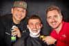 Lawrence from The Penny Club Barbershop, Harry Garside and Coles, Martin Smithson