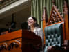 Youth Parliament participant speaking at NSW Parliament House