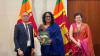 The National Productivity Master Plan for Sri Lanka was formally presented to the Prime Minister of Sri Lanka, Hon. Harini Amarasuriya (center), during a courtesy visit.