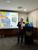 Juan Manuel Buergo Gómez, International President General of the Society of Saint Vincent de Paul, during the presentation of the 2024 Annual Report in Rio de Janeiro.