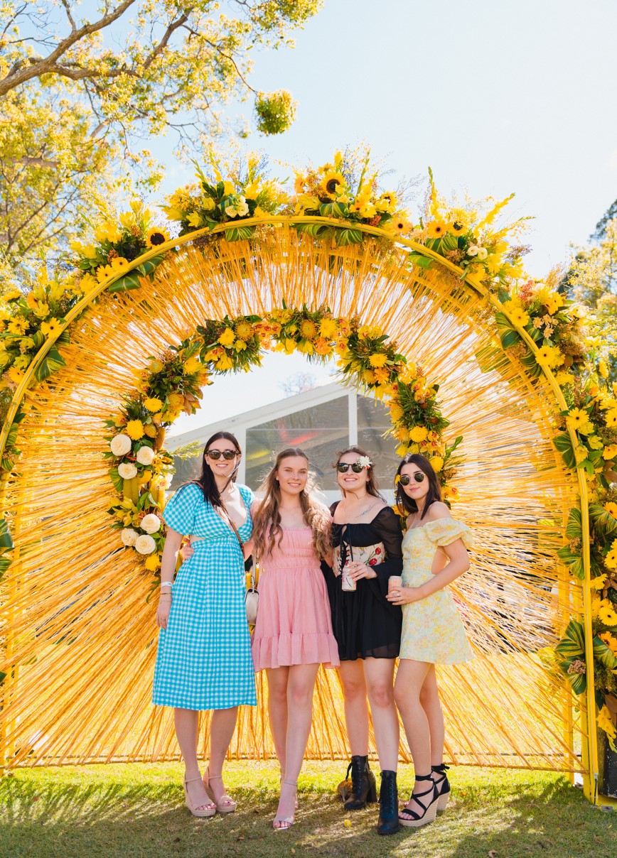 Floral Installations at the Festival of Food and Wine 