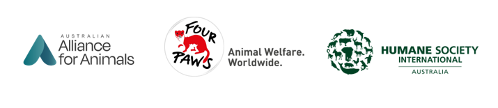 Alliance for Animals, FOUR PAWS, HSI Australia